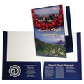 Presentation Folder w/ Reinforced Edges & 2 Pockets (9 1/2"x11 3/4")-4CP